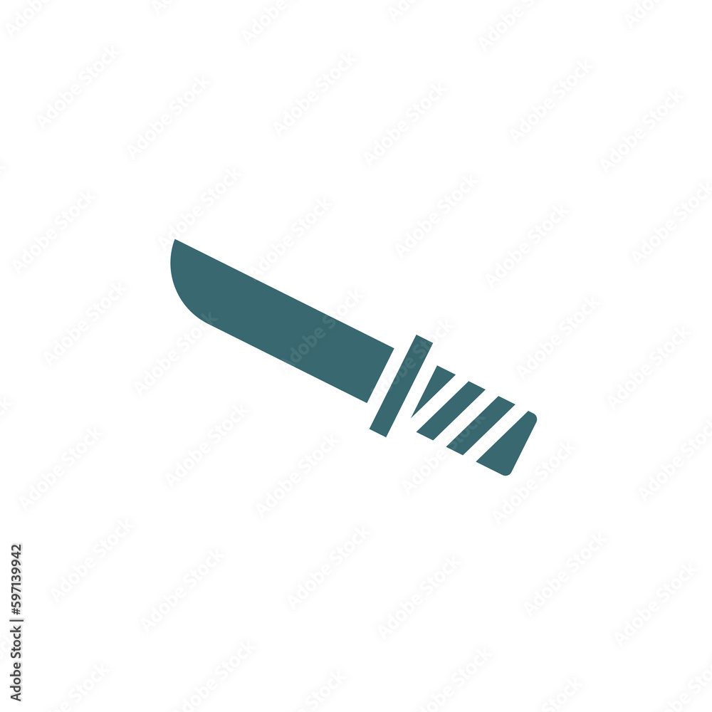 knife in sheath icon. Filled knife in sheath icon from culture and civilization collection. Glyph vector isolated on white background. Editable knife in sheath symbol can be used web and mobile