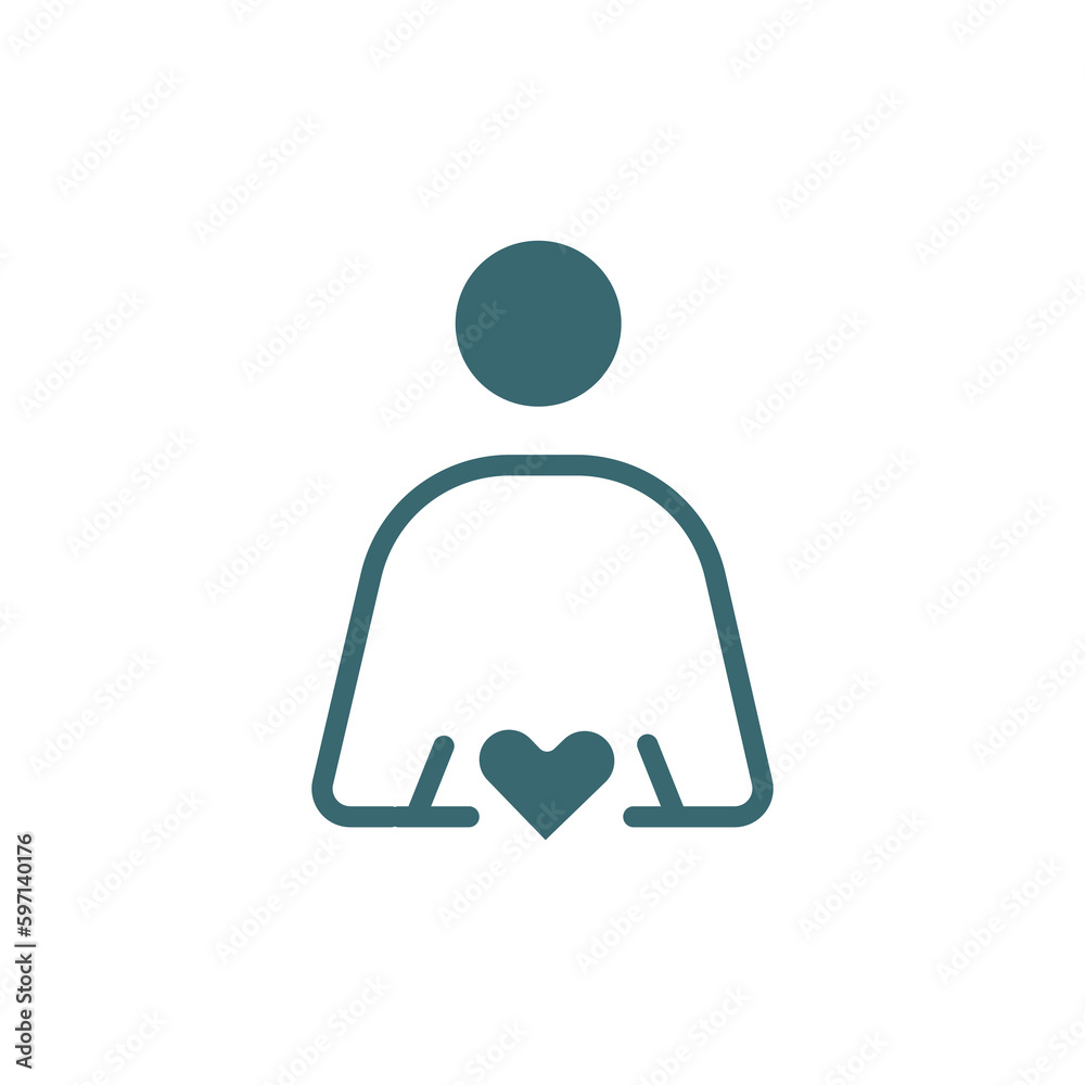 in love human icon. Filled in love human icon from feeling and reaction collection. Glyph vector isolated on white background. Editable in love human symbol can be used web and mobile in love human icon. Filled in love human icon from feeling and reaction collection. Glyph vector isolated on white background. Editable in love human symbol can be used web and mobile
