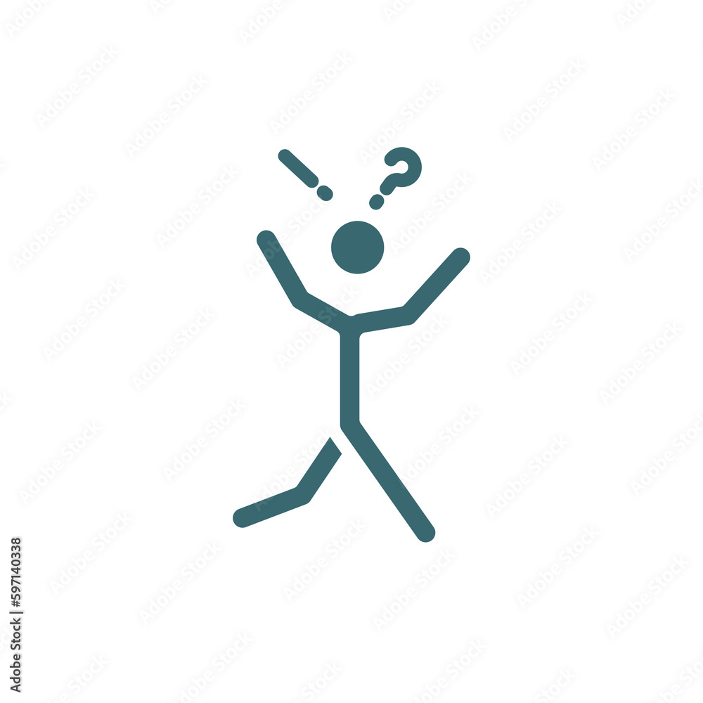 surprised human icon. Filled surprised human icon from feeling and reaction collection. Glyph vector isolated on white background. Editable surprised human symbol can be used web and mobile surprised human icon. Filled surprised human icon from feeling and reaction collection. Glyph vector isolated on white background. Editable surprised human symbol can be used web and mobile