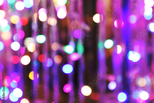 Creative colors of round bokeh blurry  images for rbackground work photo