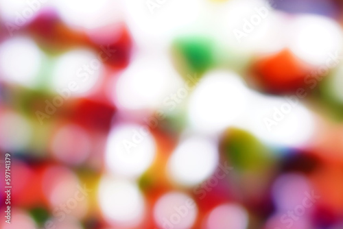 Blurred colorful bokeh or defocused bokeh. gorgeous background