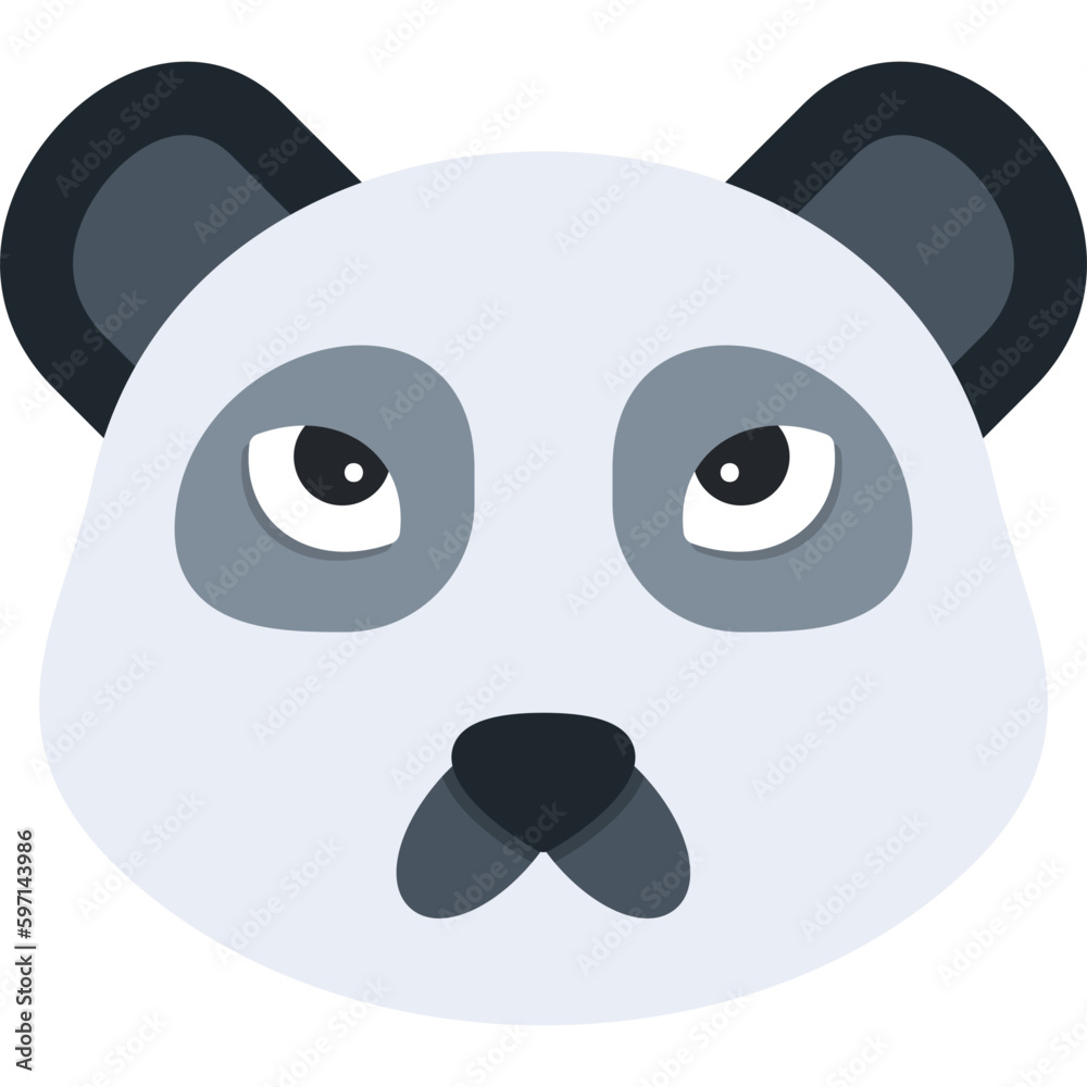 Fototapeta premium Panda Emoji Icon