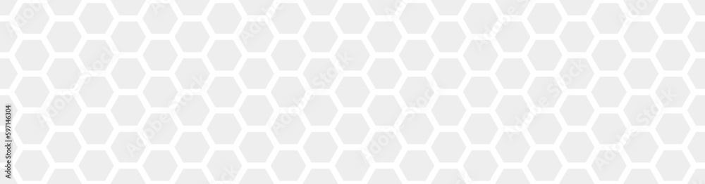 hexagon geometric pattern. seamless hex background. abstract honeycomb cell. vector illustration. design for the background display, flyers, ad honey, fabric, clothes, texture, textile pattern