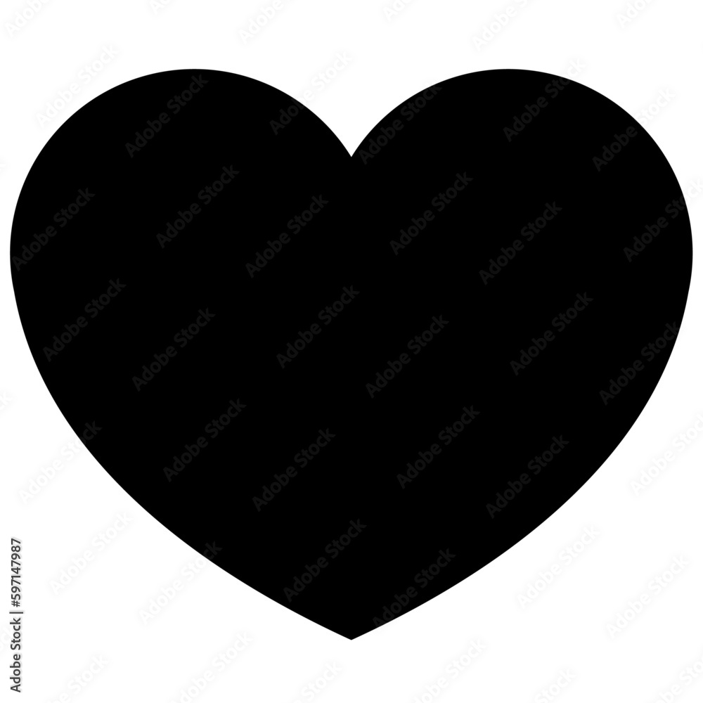Heart icon, beautiful flat style black color Valentine's Day symbol, perfect shape love object, happy thoughts, health or life illustration vector for web, app, mobile, UI, game. Isolated graphic. Heart icon, beautiful flat style black color Valentine's Day symbol, perfect shape love object, happy thoughts, health or life illustration vector for web, app, mobile, UI, game. Isolated graphic.
