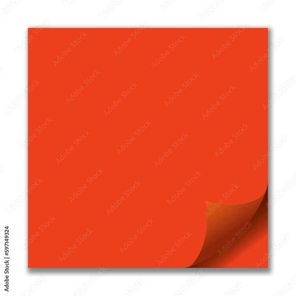 Illustration of a sticky notes