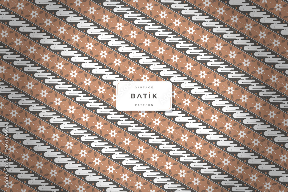 hand drawn beautiful batik pattern background hand drawn beautiful batik pattern background