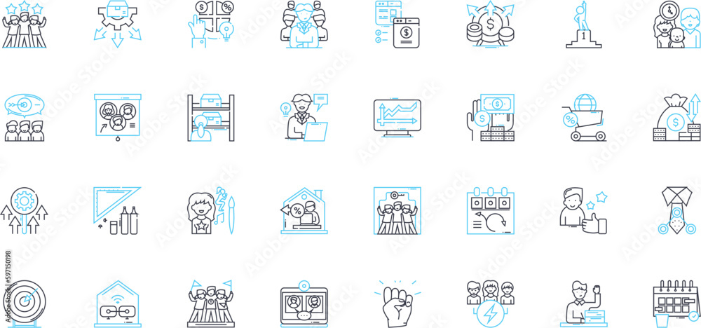 Office space linear icons set. Desk, Chair, Meeting, Collaboration, Coffee, Ph, Printer line vector and concept signs. File,Bookshelf,Statiry outline illustrations Office space linear icons set. Desk, Chair, Meeting, Collaboration, Coffee, Ph, Printer line vector and concept signs. File,Bookshelf,Statiry outline illustrations