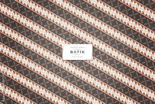 vintage traditional batik pattern background
