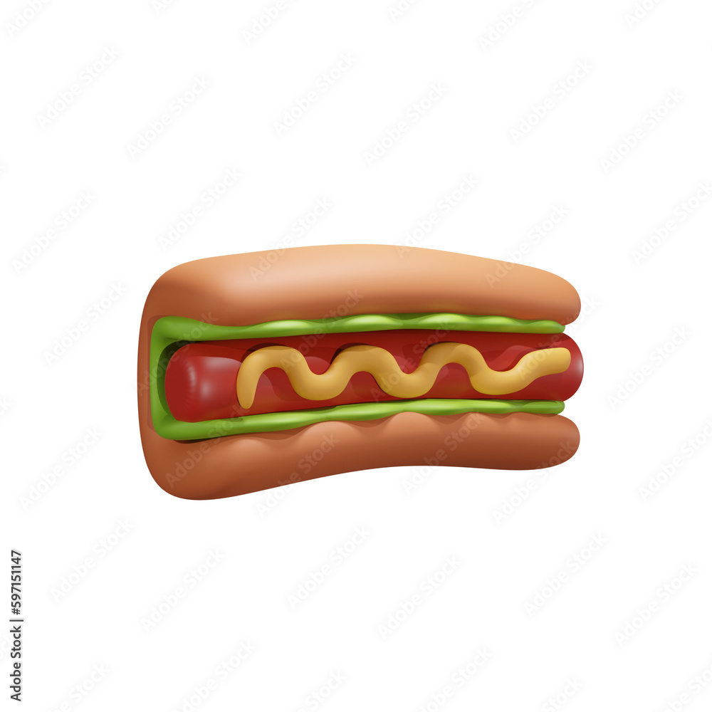 burger 3d illustration burger 3d illustration