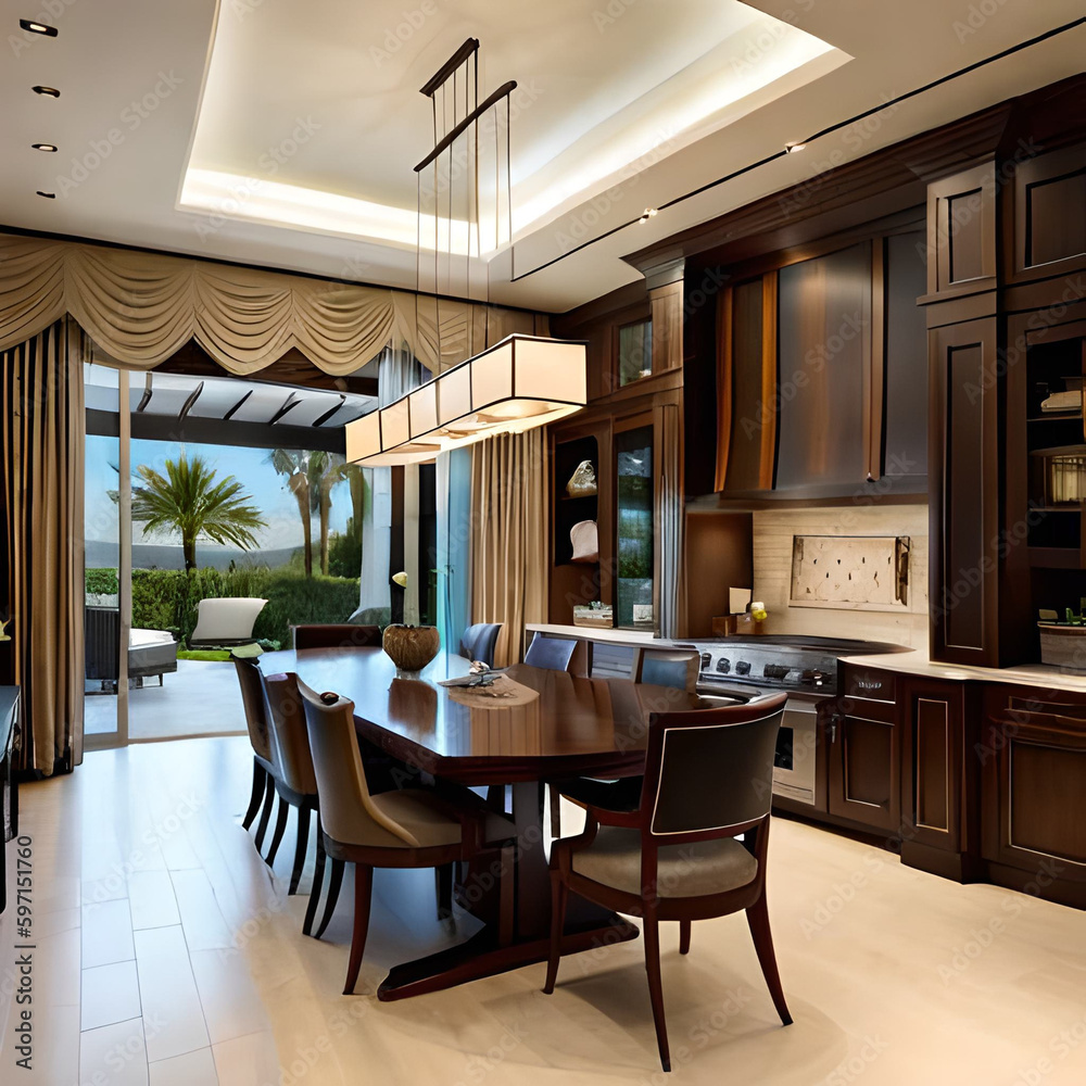 Fototapeta premium modern kitchen interior