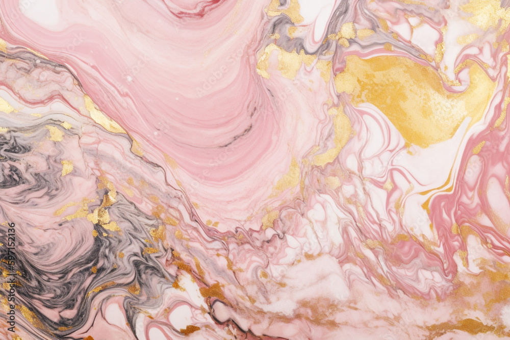 Golden and pink color luxury marble texture