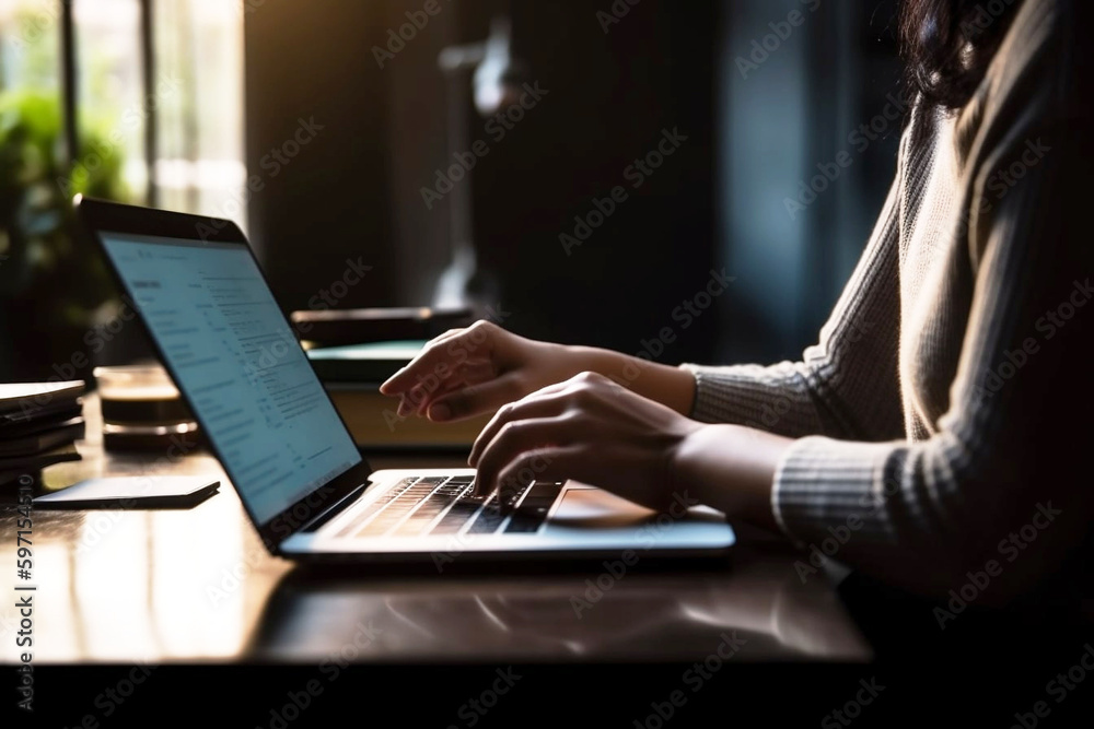Online Shopping with Credit Card on Laptop, Natural Lighting and Tabletop Photography Online Shopping with Credit Card on Laptop, Natural Lighting and Tabletop Photography