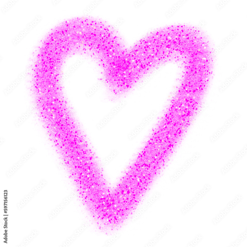 Pink Glitter Spot. abstract spot pink glitter