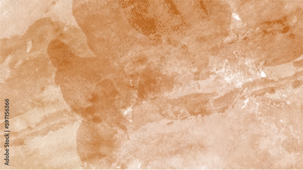 Fototapeta premium Earth tone watercolor, Minimal Design for text, packaging, vector illustration.