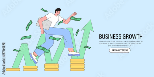Financial investment. Creative concept of currency market movement. Bank deposit, profit finance. Money management or investment cryptocurrency trading, share purchase.