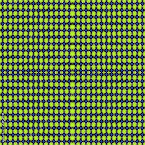 A green and blue checkered pattern