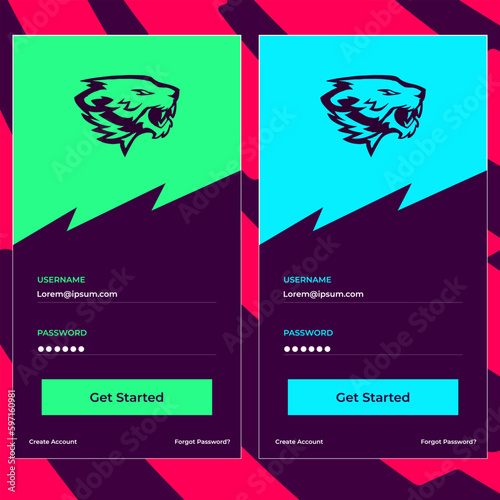 User Interface from Fantasy Premier League and live score application concept. design banner poster vector template for match day big match top famous popular soccer football club team in the world.