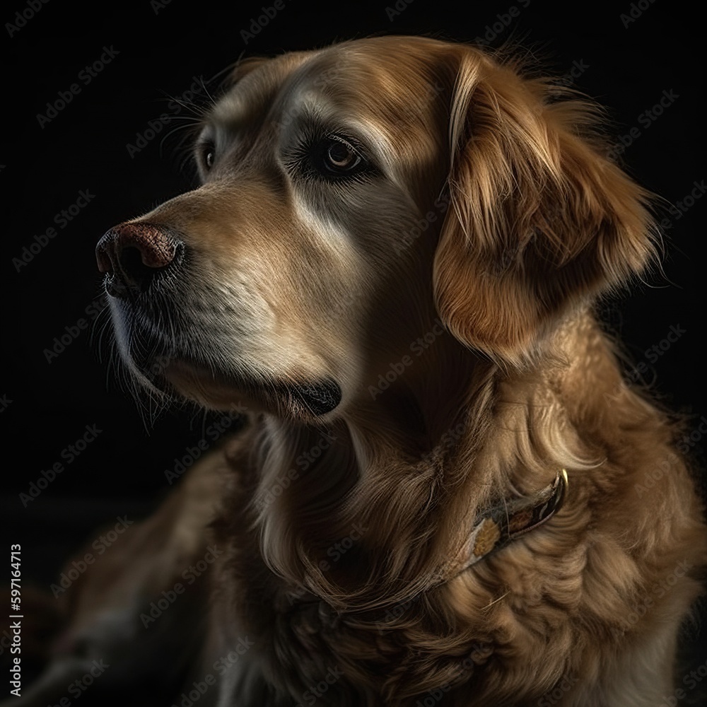 golden retriever portrait golden retriever portrait
