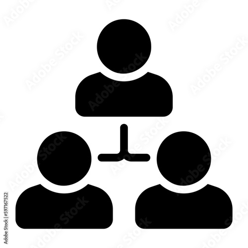 group glyph icon