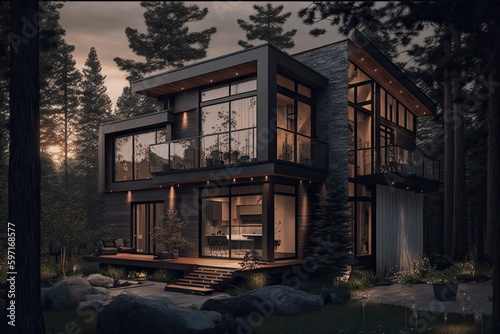 Beautiful modern house