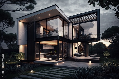 Beautiful modern house