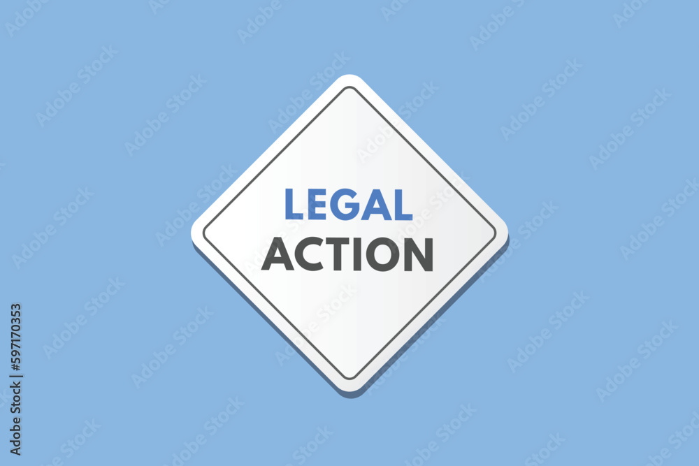 Legal Action text Button. Legal Action Sign Icon Label Sticker Web Buttons Legal Action text Button. Legal Action Sign Icon Label Sticker Web Buttons