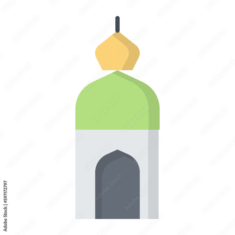 Obraz premium Mosque Flat Icon