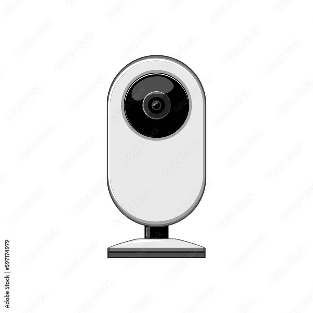 technology table web camera cartoon vector illustration technology table web camera cartoon vector illustration