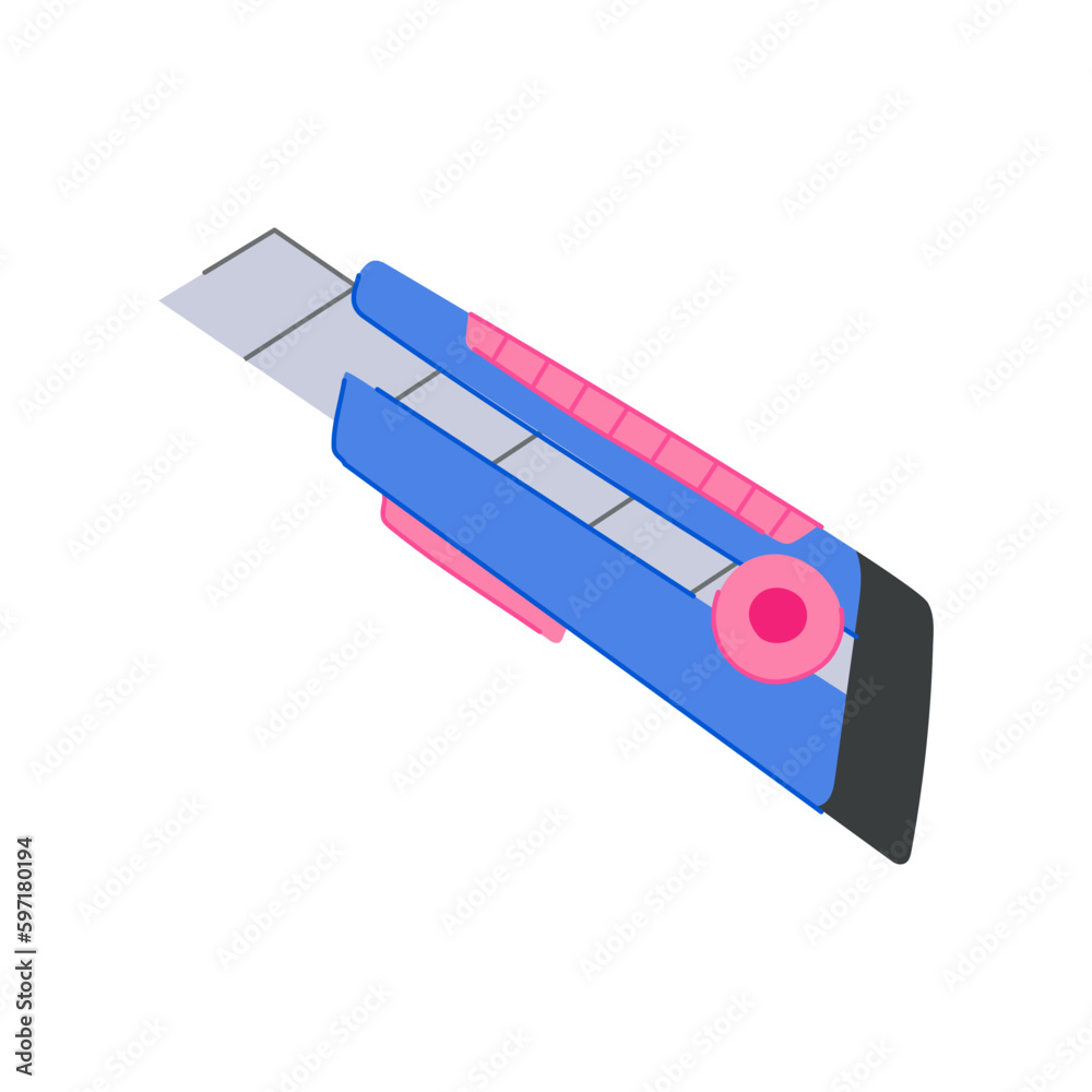 utility cutter knife cartoon vector illustration utility cutter knife cartoon vector illustration