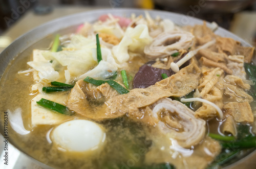 Pork Intestine Stinky Hot Pot