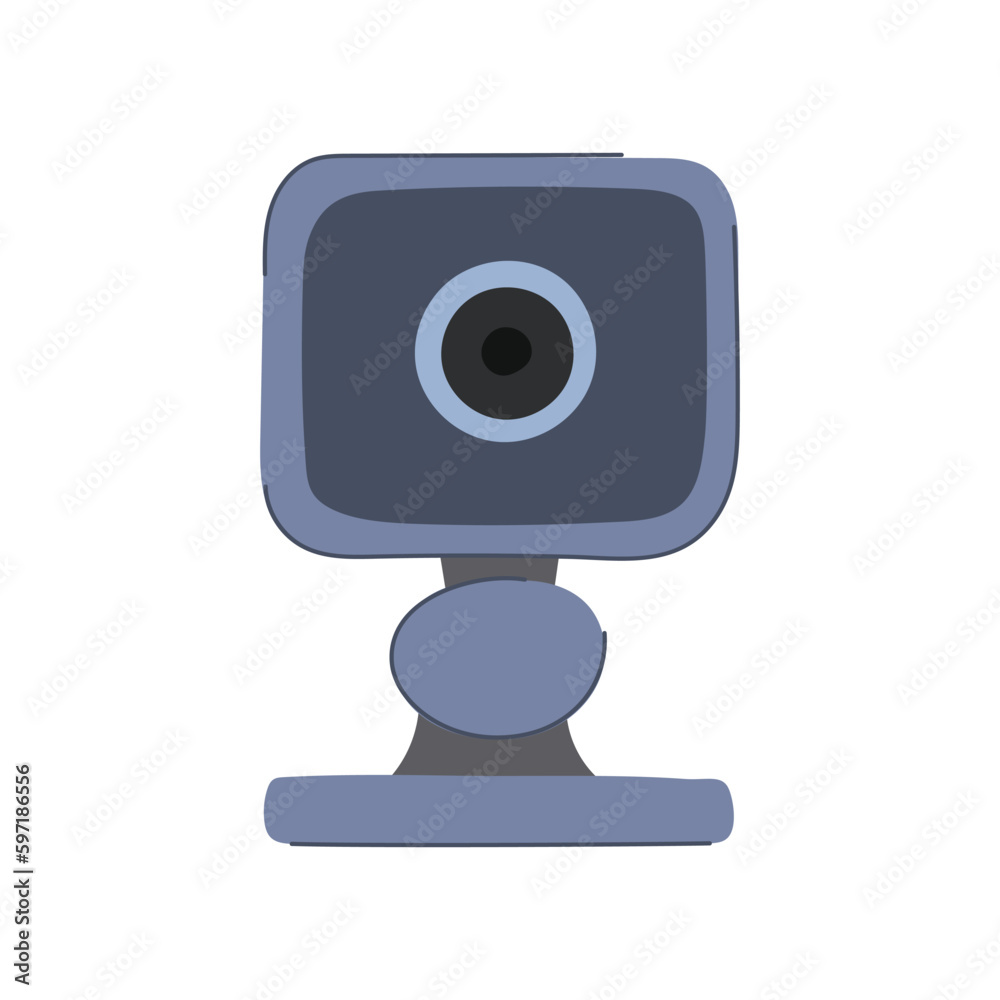 control security camera cartoon vector illustration control security camera cartoon vector illustration