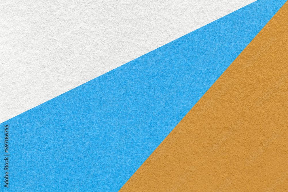 Texture of old craft white, blue and orange color paper background, macro. Vintage abstract cardboard Texture of old craft white, blue and orange color paper background, macro. Vintage abstract cardboard