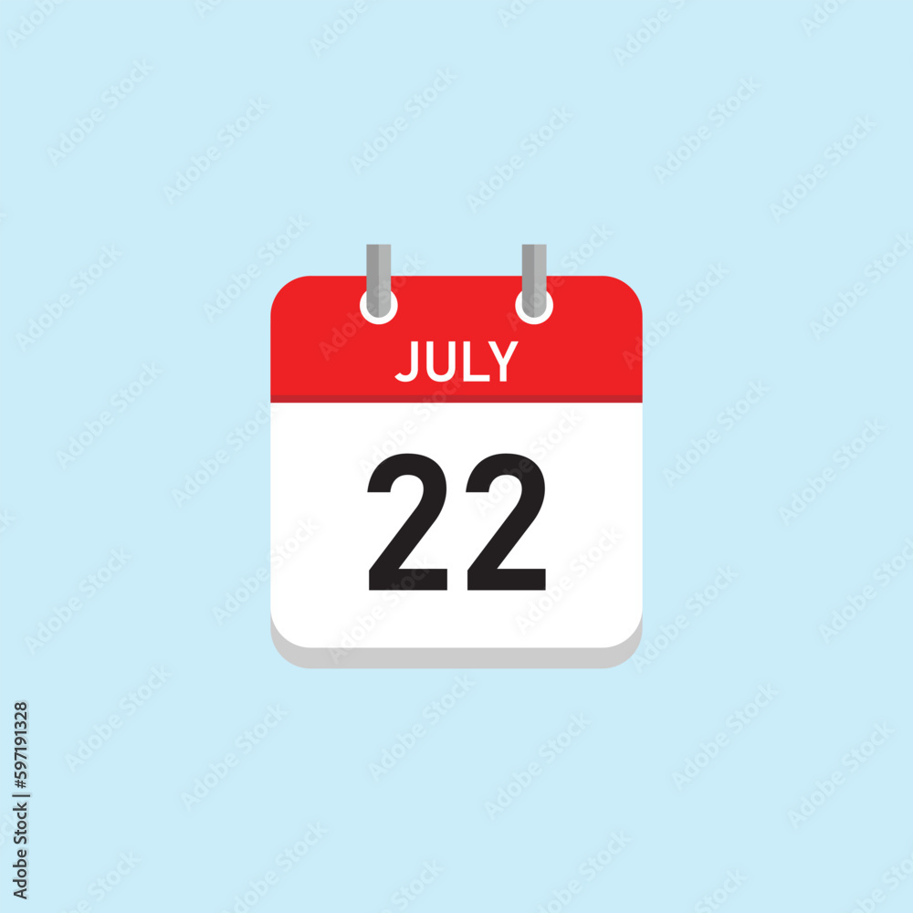 July 22 Concept Design. Vector Illustration. July 22 Concept Design. Vector Illustration.