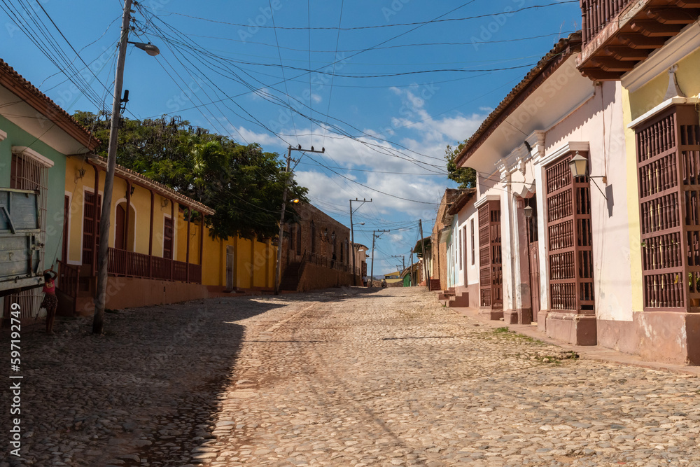 In the alleys and historic districts of Trinidad In the alleys and historic districts of Trinidad