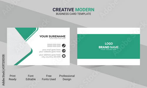 modern business card template