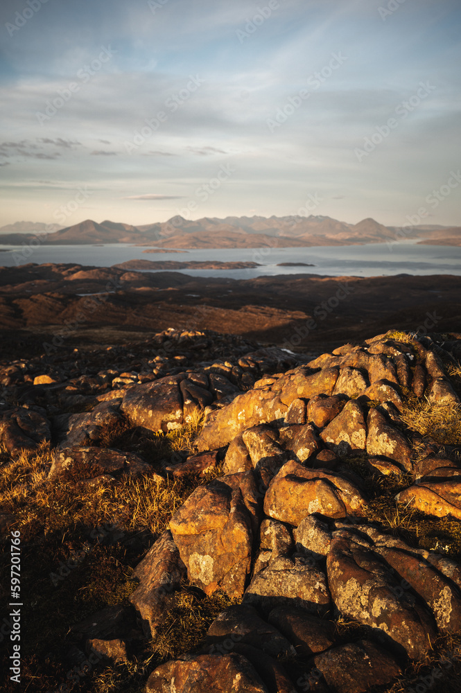 Golden Hour Mountain View on the Isle of Skye 1