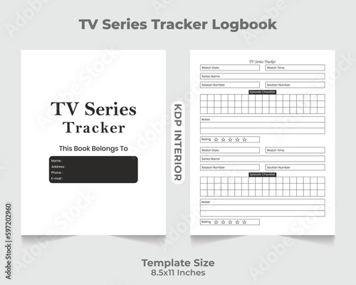 TV Series Tracker Logbook KDP Interior