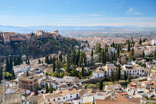 panoramic view on the city ...