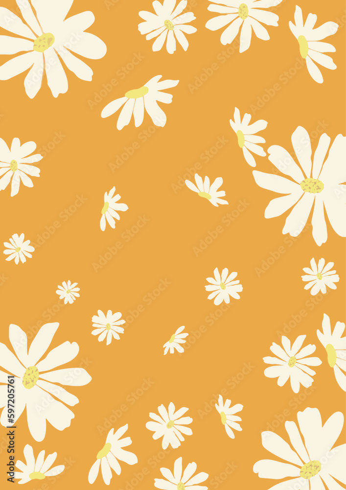 Pattern random floral graphic design for textile, fabric, decorative, wallpaper, print, illustration, backgrounds design.