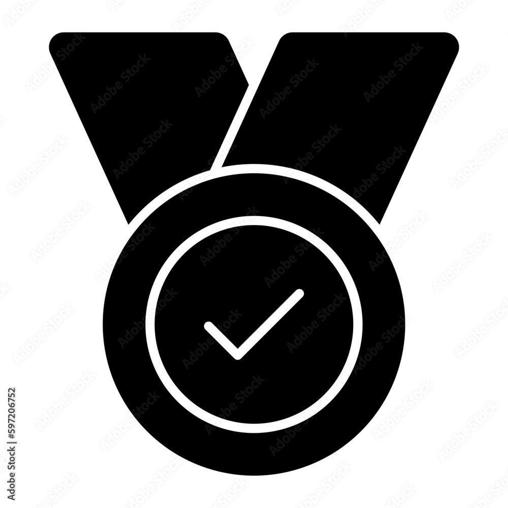 Reputation Check Glyph Icon Reputation Check Glyph Icon