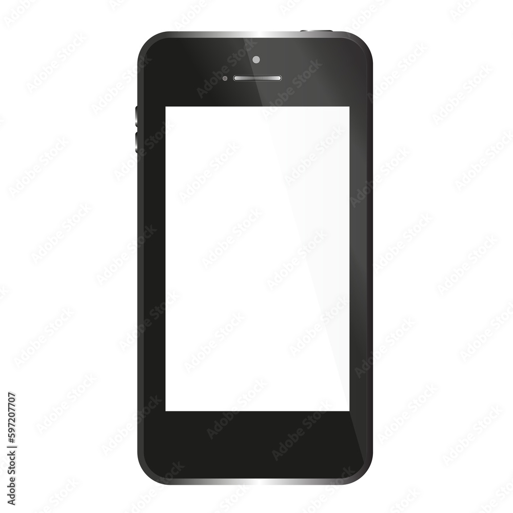 PNG Mobile phone white mockup PNG Mobile phone white mockup
