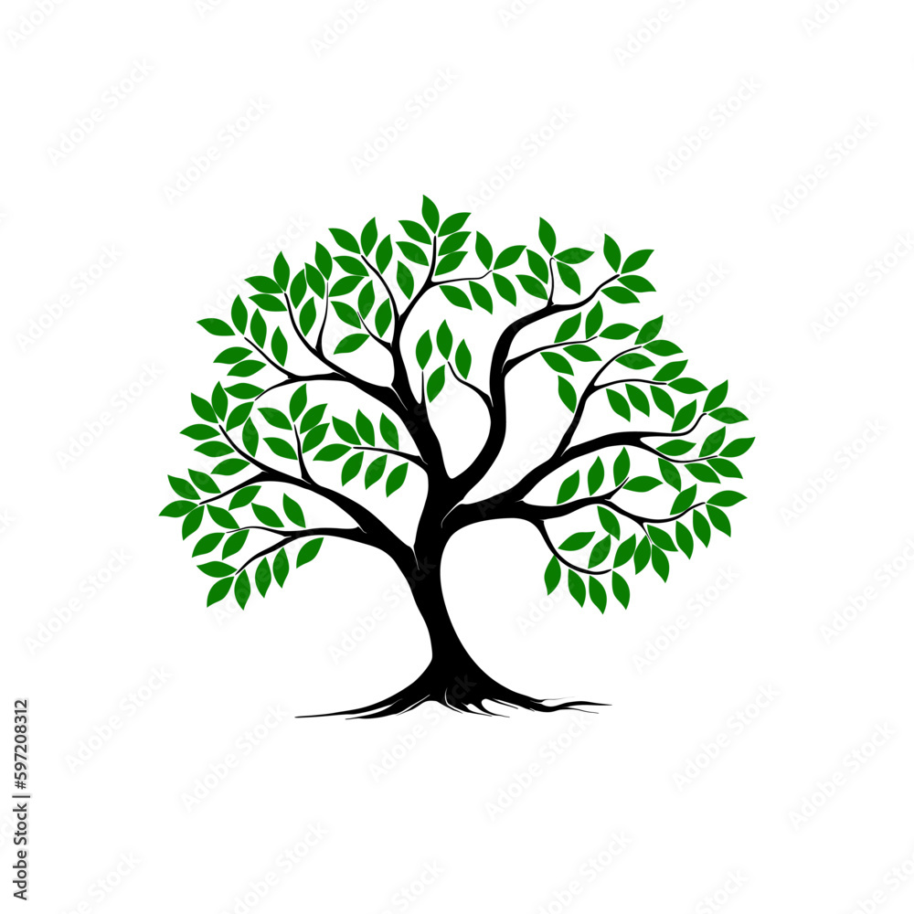 tree and roots vector illustrations, mangrove tree tree and roots vector illustrations, mangrove tree