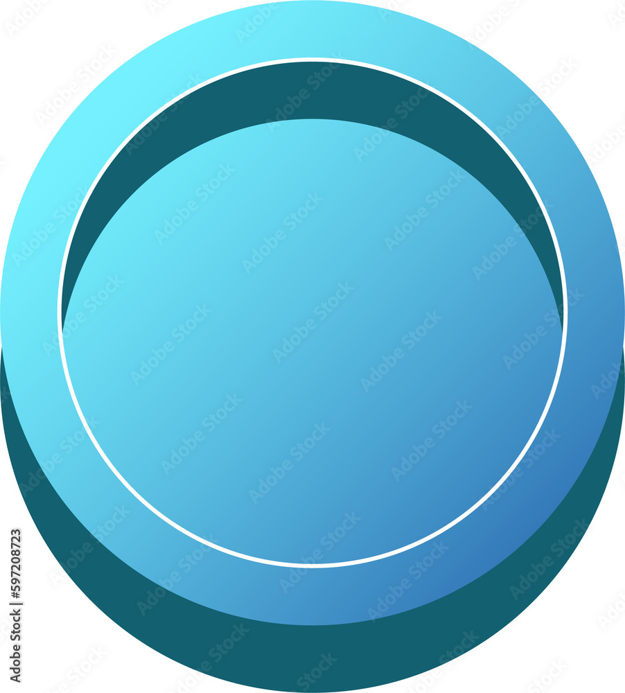 simple 3D colorful glossy buttons.blue shape board or frame symbol simple 3D colorful glossy buttons.blue shape board or frame symbol