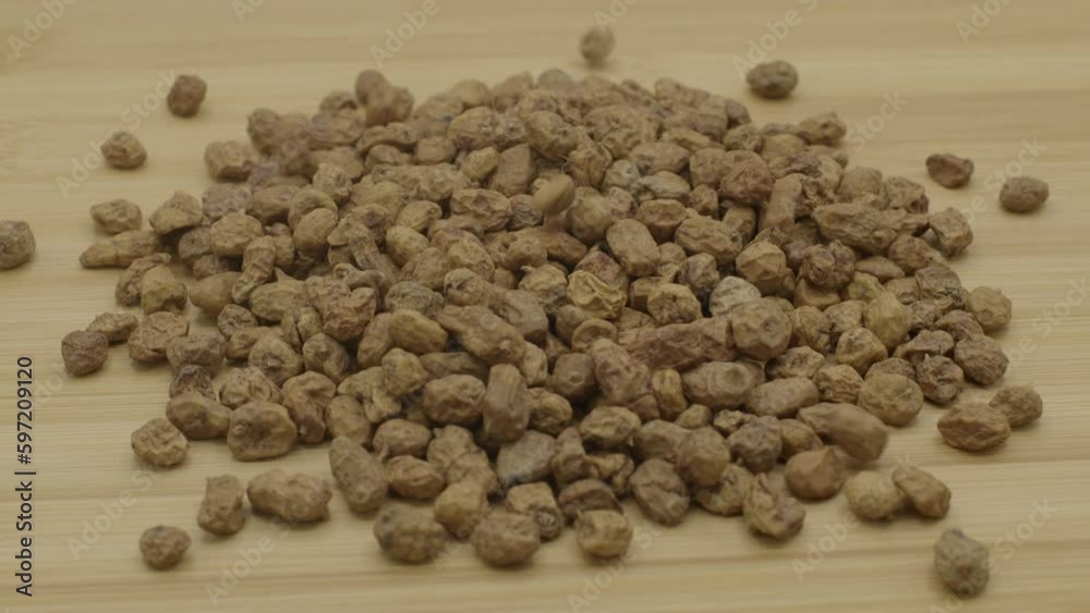 Falling Tiger Nuts Food onto big pile Falling Tiger Nuts Food onto big pile