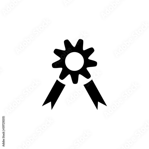 Medal Icon in trendy flat style isolated on grey background. Medal symbol for your web site design, logo, app, UI. Vector illustration, EPS10.