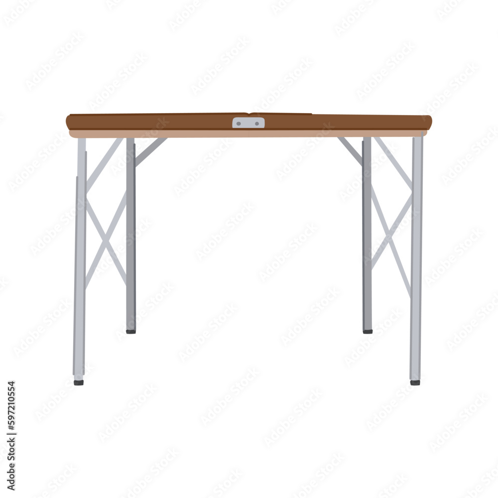 equipment folding table cartoon vector illustration equipment folding table cartoon vector illustration