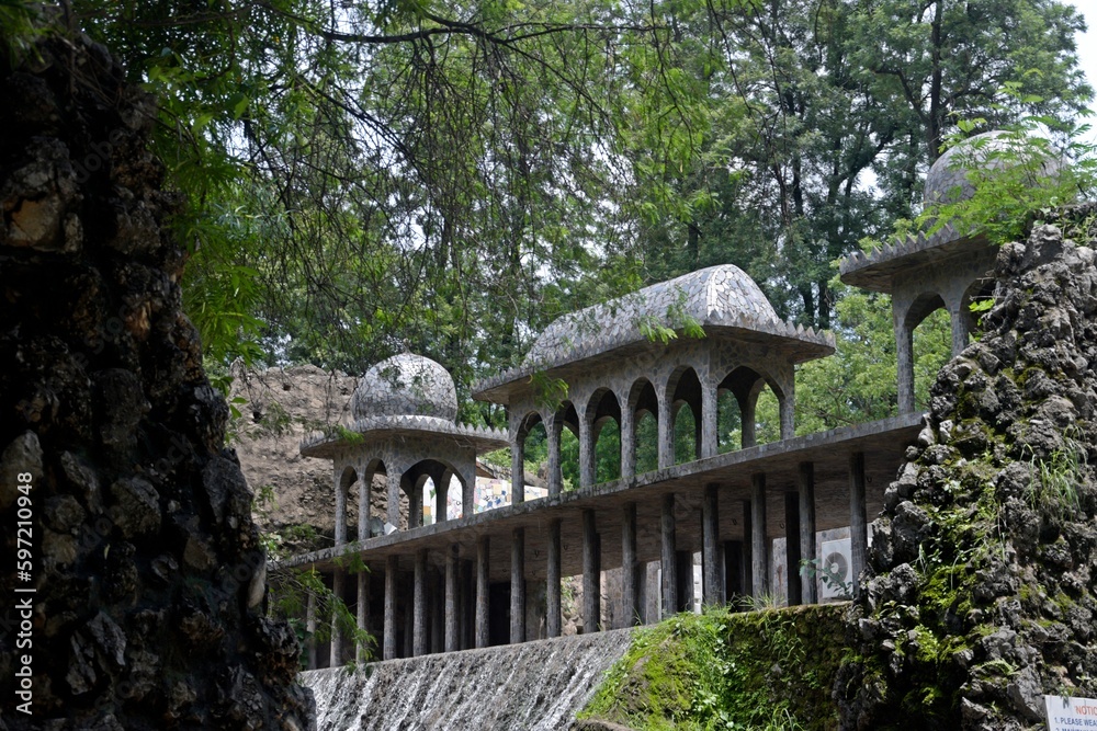 Obraz premium BEAUTIFUL STRUCTURE at the rock garden stock photo Chandigarh, Rock Garden, City, Architecture, Art