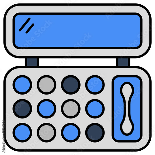 Modern design icon of eyeshadow kit 