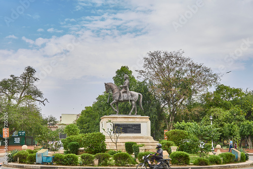 Sawai Man Singh statue photo