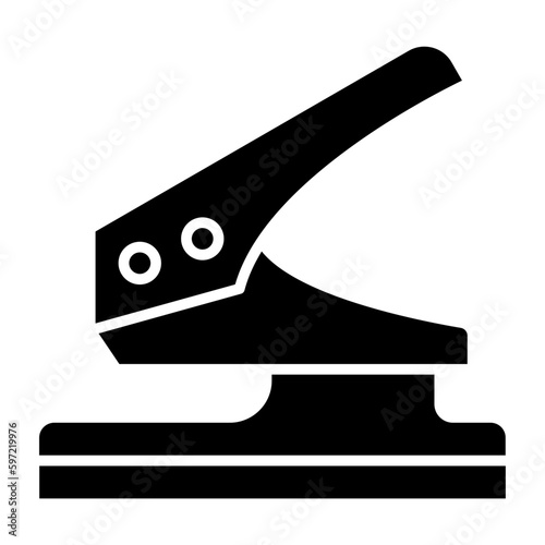 Hole Puncher Glyph Icon